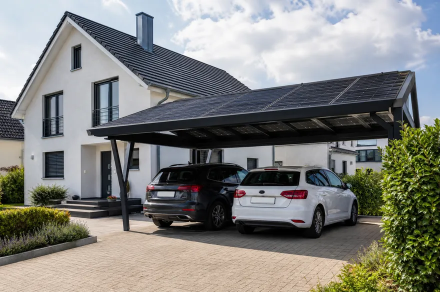 Solar-Carport – Kosten, Genehmigung, lohnt sich das?