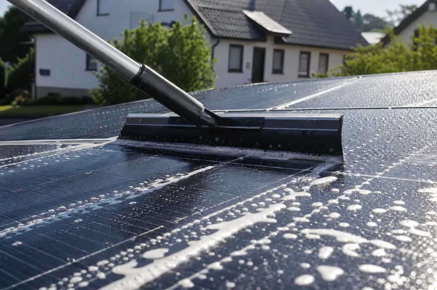 Solaranlage reinigen – wann nötig, Kosten, häufige Fehler